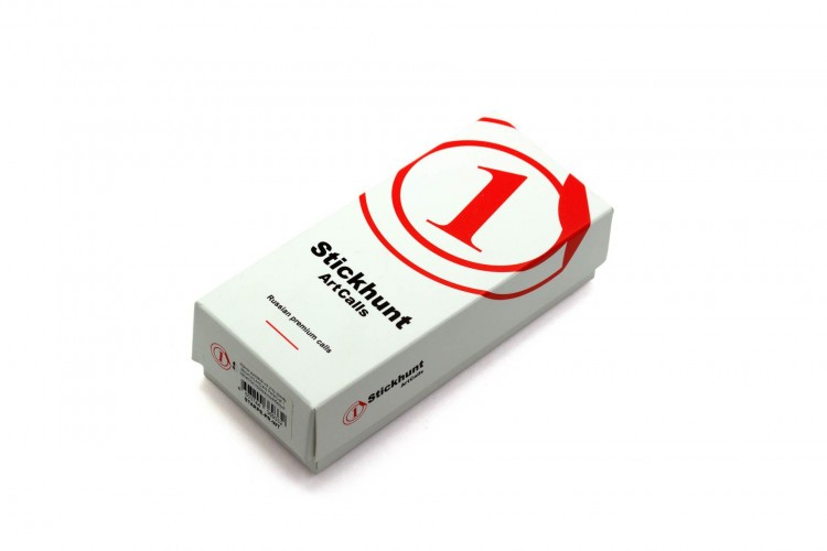 Манок духовой на утку крякву Stickhunt ArtCalls Perehvat 1 лепесток Прозрачный / Белый