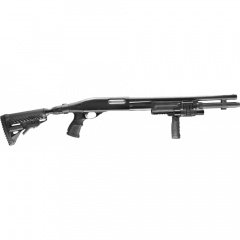 Приклад телескопический Fab Defense AGRF870 FK SB GL-CORE для Remington 870 с амортизатором Зелёный