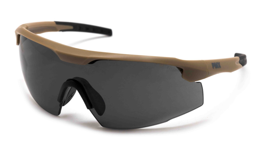 Очки баллистические стрелковые PMX Select GT-2020ST Anti-fog Серые 23%