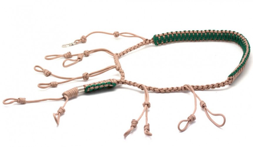 Подвес для 5 манков Стикхант Паракорд PODV5-6-KMW с карабином Камыш (Светлый)