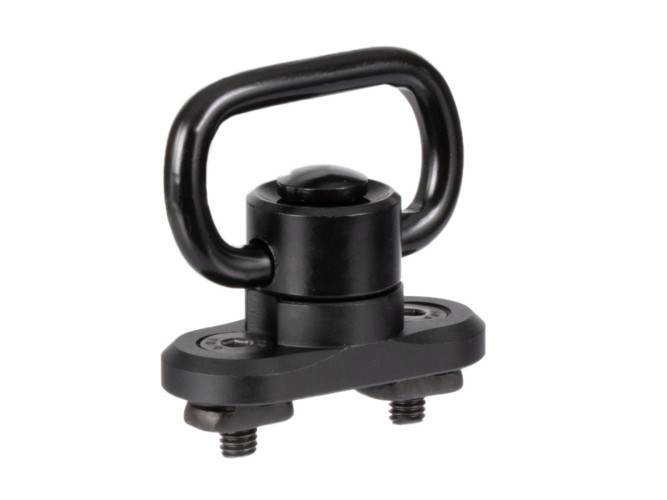 Антабка быстросъёмная ShotTime QD на M-LOK для ремня 2.5 cм черный