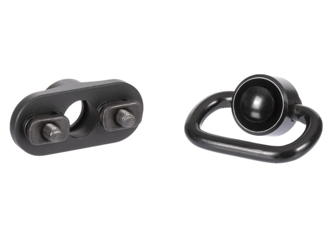 Антабка быстросъёмная ShotTime QD на M-LOK для ремня 2.5 cм черный