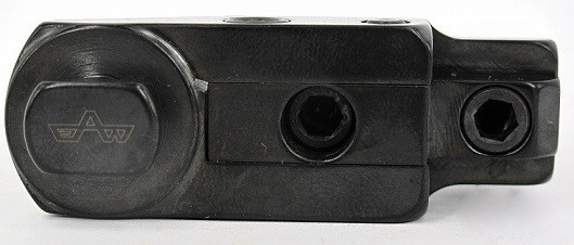 Бык поворотного кронштейна Apel шина Swarovski передний, с регулировкой вертикальных допусков, h=12мм, вынос 21мм