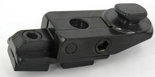 Бык поворотного кронштейна Apel шина Swarovski передний, с регулировкой вертикальных допусков, h=12мм, вынос 21мм