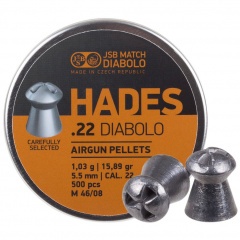 Пульки для пневматики JSB Diabolo HADES Полусферические 5.5 мм 1.03 г (500 шт)