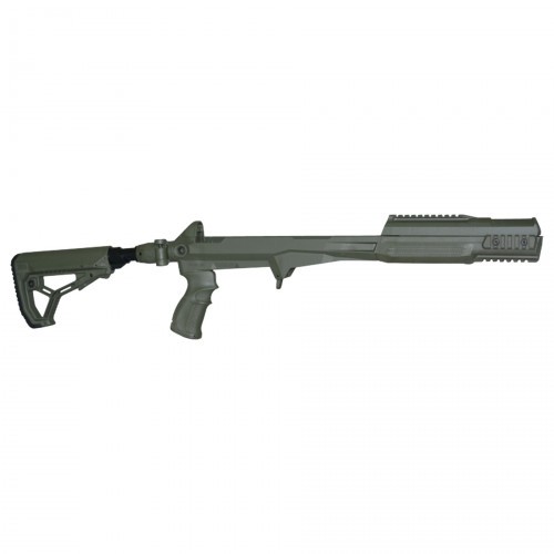 Ложе с прикладом GL-CORE и амортизирующей трубкой Fab Defense M4 SKS SB для СКС Хаки