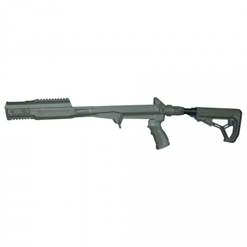 Ложе с прикладом GL-CORE и амортизирующей трубкой Fab Defense M4 SKS SB для СКС Хаки