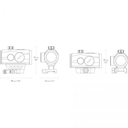Прицел коллиматорный Hawke Red Dot Sights Endurance 1X30 IR FP WP (12128) Закрытый DOT 3 MOA
