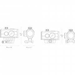 Прицел коллиматорный Hawke Red Dot Sights Endurance 1X30 IR FP WP (12128) Закрытый DOT 3 MOA