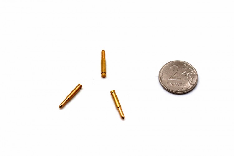 Модель сувенирная в виде патрона Microgun L SMP338 калибра .338 Magnum для моделей AWM/AWP 3 шт
