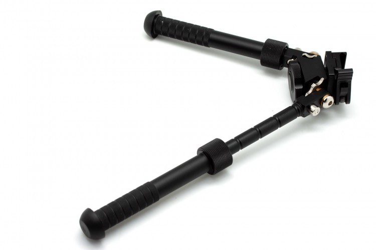 Сошки телескопические Стикхант STS-06 с поворотной базой крепление на планку Вивера (Weaver)