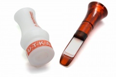 Манок духовой на утку крякву Stickhunt ArtCalls Utkalov 2 лепестка Виски / Белый