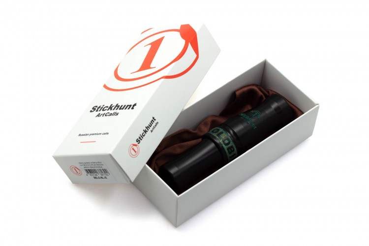 Манок духовой на белолобого гуся Stickhunt ArtCalls Belolobik дерлин Чёрный / Изумруд