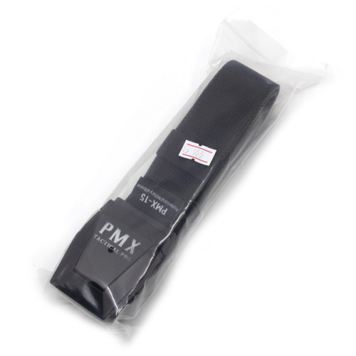 Ремень брючный PMX-15 с металлической застёжкой Чёрно-зеленый