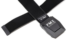 Ремень брючный PMX-15 с металлической застёжкой Чёрно-зеленый