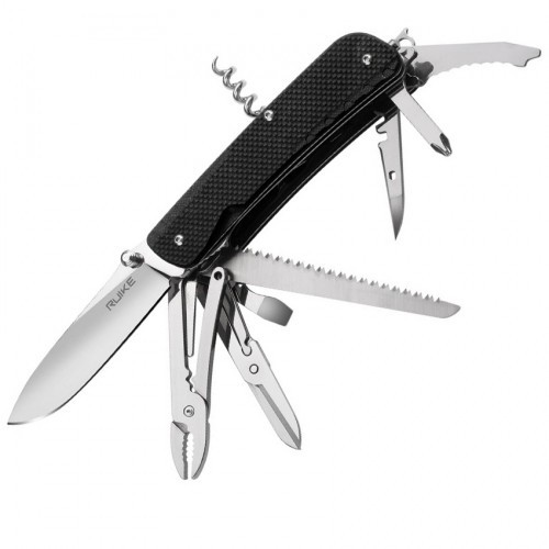 Нож складной Ruike LD51-B Клинок 8.5 см Чёрный