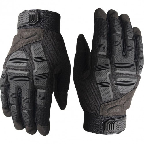 Перчатки тактические RusForce Heavy полноразмерные Чёрный