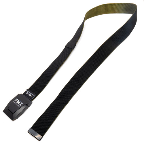 Ремень брючный PMX-15 с металлической застёжкой Чёрно-песочный