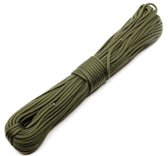 Паракорд Стикхант 550 высокопрочный 30 метров Зелёный