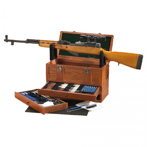 Набор для чистки Dactec Gunmaster TBX96W универсальный с подставкой 63 предмета