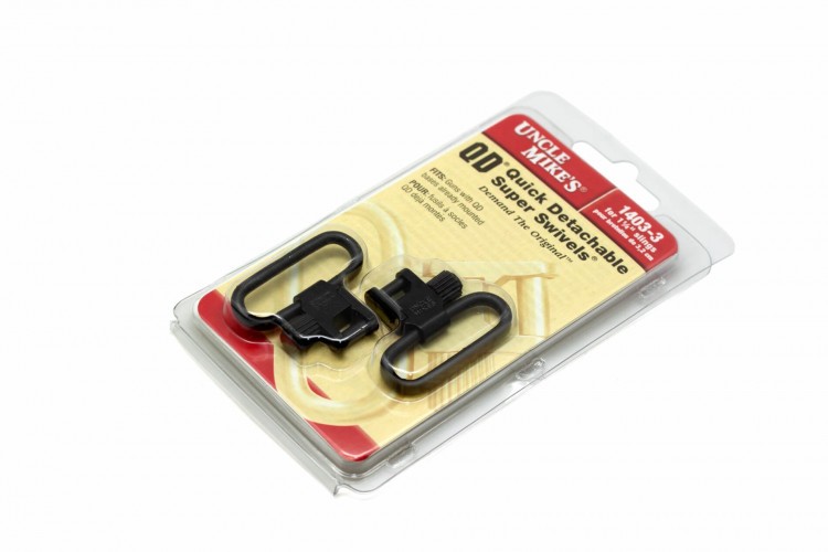 Антабка быстросъемная Uncle Mike`s 1403-3 для ремня 3 см с воронением 2 шт