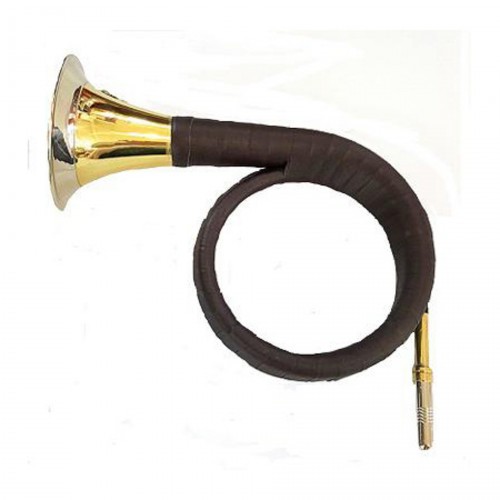 Валторна PakiGorn с кожаной отделкой 31 см Тёмно-коричневый