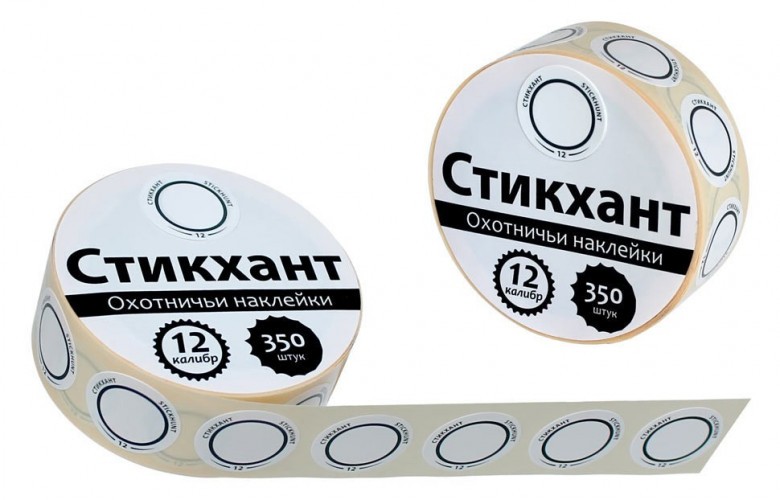 Стикеры на патроны Стикхант Шайба (Без маркировки)
