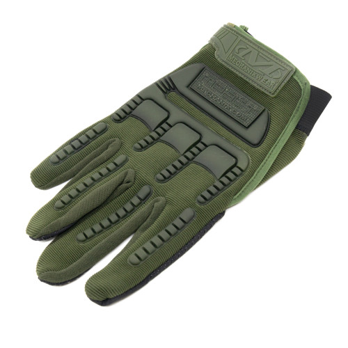 Перчатки тактические Oval RX полноразмерные прорезиненные Хаки