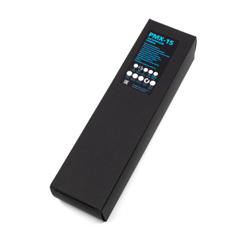 Ремень брючный PMX-15 с металлической застёжкой Чёрно-серый