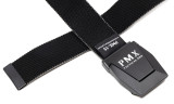 Ремень брючный PMX-15 с металлической застёжкой Чёрно-серый