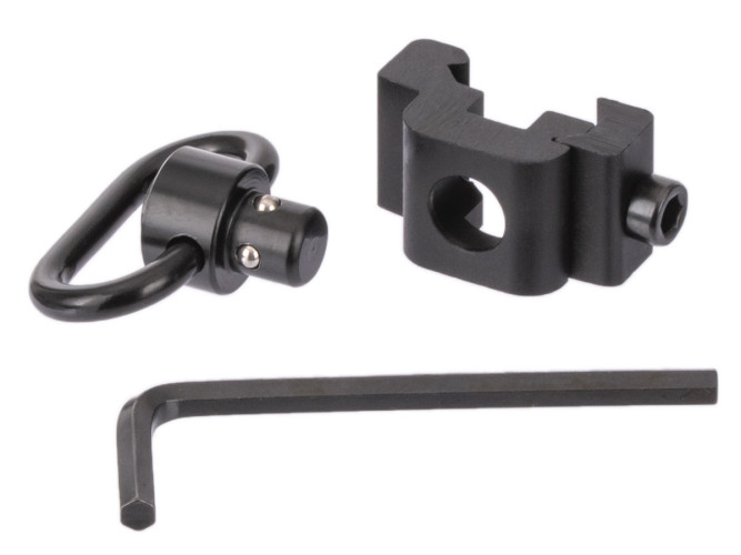 Антабка быстросъёмная ShotTime QD на Weaver для ремня 3 cм