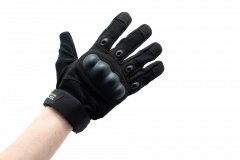 Перчатки тактические Gongtex Tactical полноразмерные Чёрный