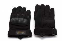 Перчатки тактические Gongtex Tactical полноразмерные Чёрный