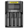 Зарядное устройство Nitecore UM4 на 4 канала с LCD дисплеем