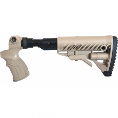 Приклад телескопический Fab Defense AGM500 FK SB для Mossberg 500 с амортизатором Койот
