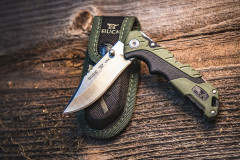 Нож складной Buck Knives Pursuit Small 0661GRS-B Клинок 7.6 см Зеленый