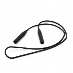Шнурок для стрелковых очков из силикона толстый 51 см Черный