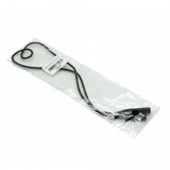 Шнурок для стрелковых очков из силикона толстый 51 см Черный