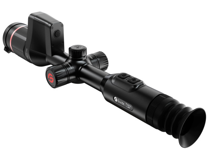 Прицел тепловизионный Guide TU431 LRF 2,65x-10,6x, 400x300 12um, o35мм, обн. 1400м, на кольца 30мм, до 12ч, IP67, 1250г