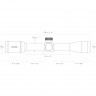 Прицел оптический Hawke Vantage 4X32 SFP FP WP (14101) Сетка Mil-Dot