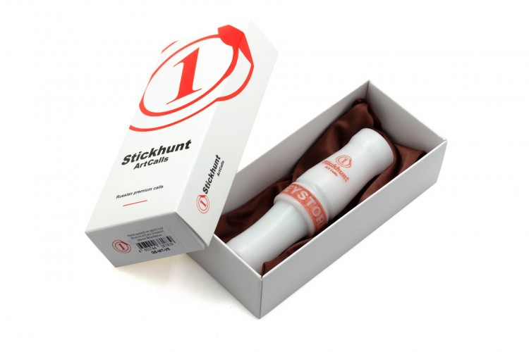 Манок духовой на серого гуся Stickhunt ArtCalls Greystorm дерлин Белый / Виски