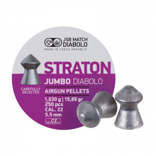 Пульки для пневматики JSB Diabolo Straton Jumbo Остроконечные 5.5 мм 1.03 г (500 шт)