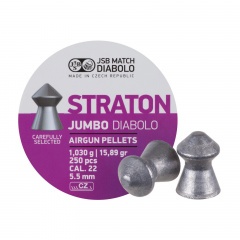 Пульки для пневматики JSB Diabolo Straton Jumbo Остроконечные 5.5 мм 1.03 г (500 шт)