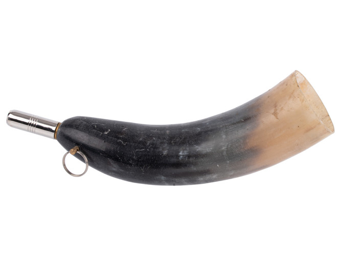 Горн охотничий PakiGorn из рога животного 27 см Круглый