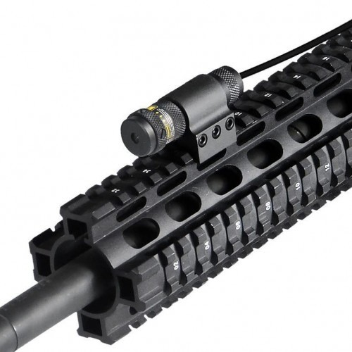 Лазерный целеуказатель Leapers UTG SCP-LS268 с кронштейном для Weaver / Picatinny Лазер - Красный