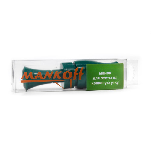 Манок духовой на весеннюю утку MANKOFF BA Classic 1230 двухлепестковый зеленый