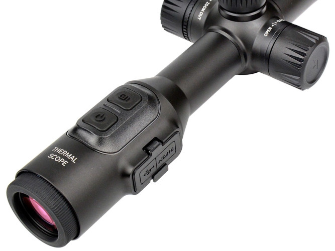 Прицел тепловизионный Guide TU451 LRF 3,78x-15,12x, 400x300 12um, o50мм, обн. 2000м, на кольца 30мм, до 12ч, IP67, 1250г