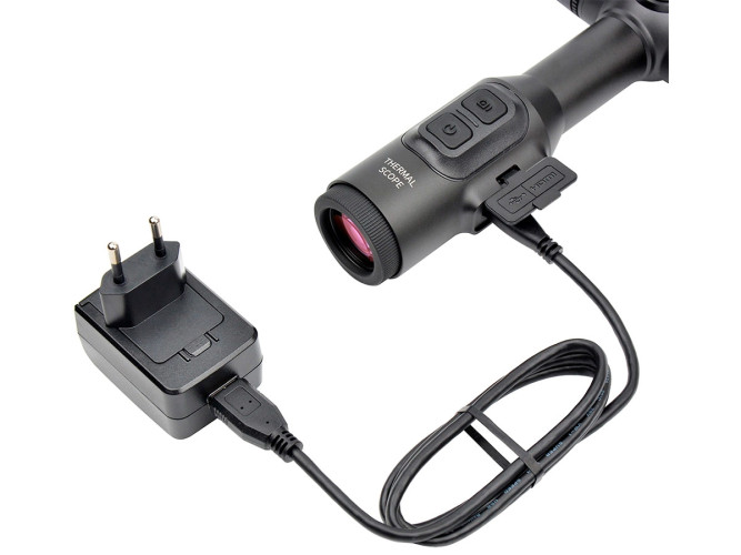 Прицел тепловизионный Guide TU451 LRF 3,78x-15,12x, 400x300 12um, o50мм, обн. 2000м, на кольца 30мм, до 12ч, IP67, 1250г