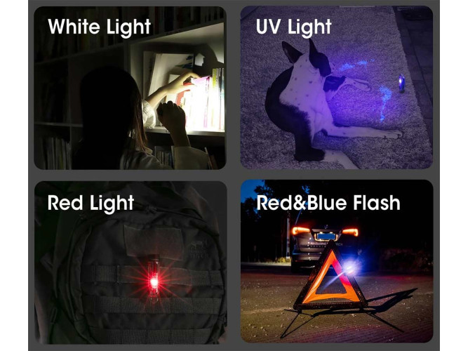 Фонарь-брелок Nextorch K40 Multi-light Source Keychain 300 lm