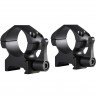 Кольца для прицела Hawke Precision QD (23011) быстросъемные D=25.4 мм H=9 мм на Weaver | Средний 2 шт